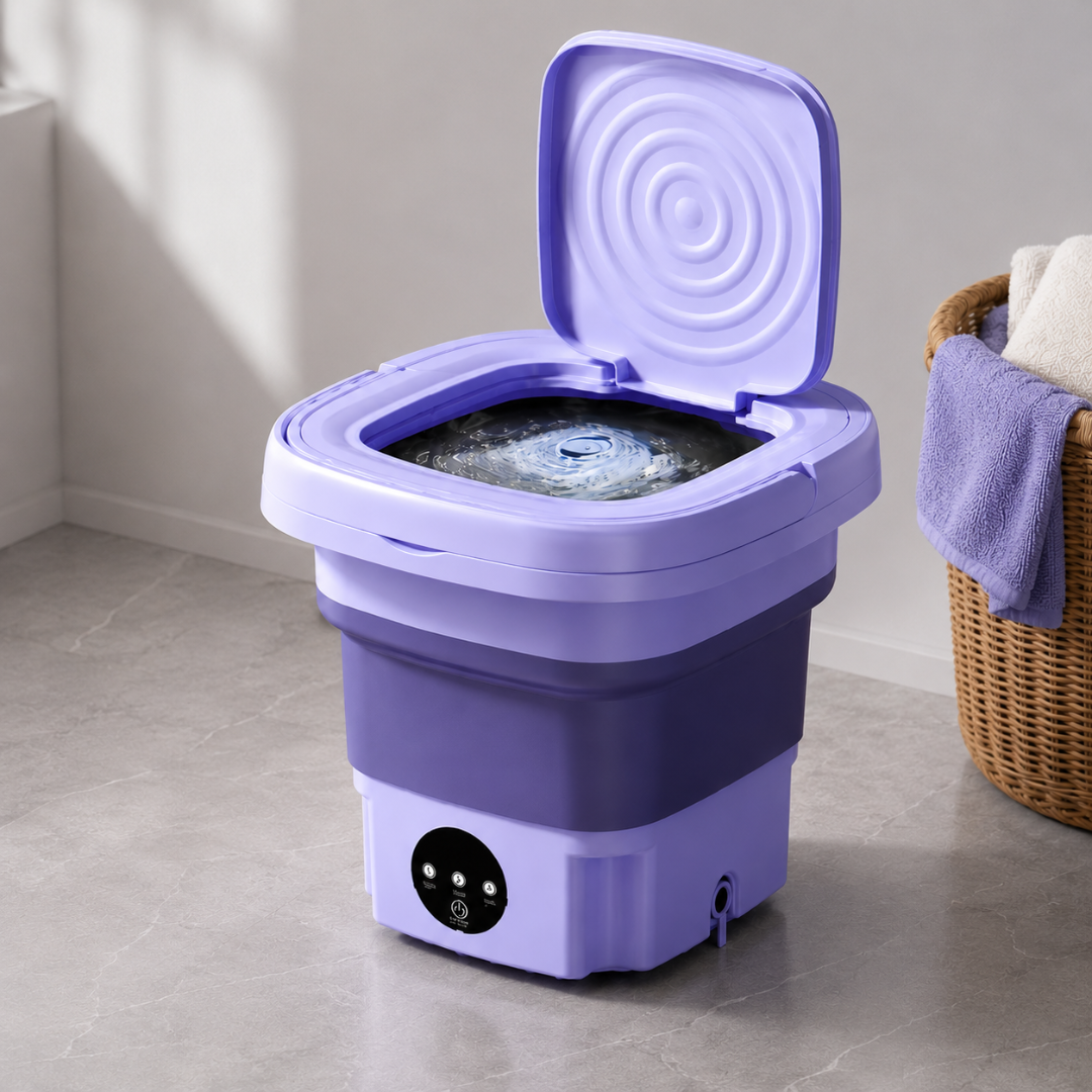Mini Lavadora Portátil Plegable