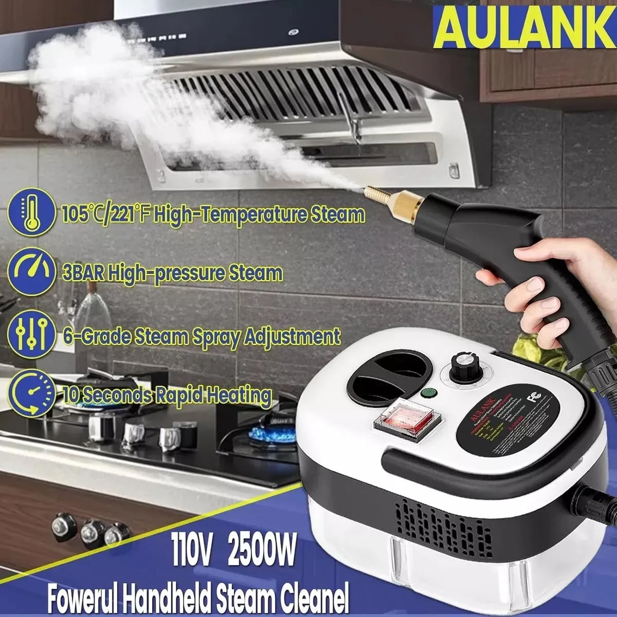 High-temperature pressure steam cleaner