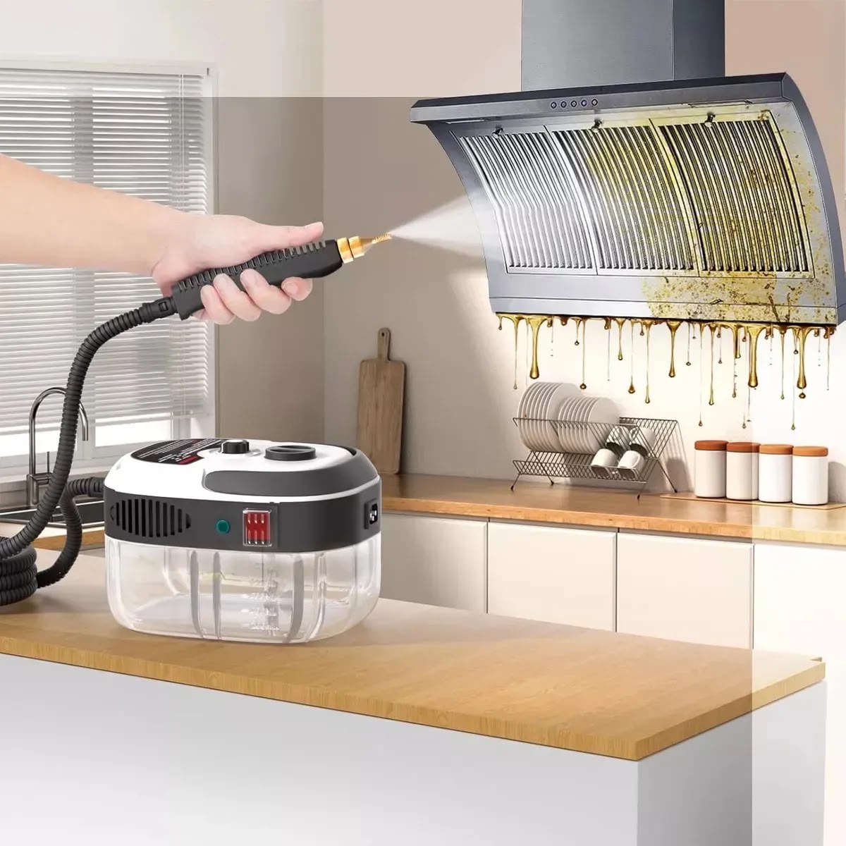 High-temperature pressure steam cleaner